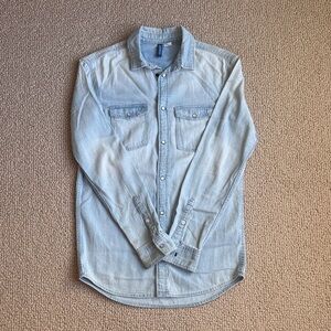 Divided Faded Blue Denim Shirt